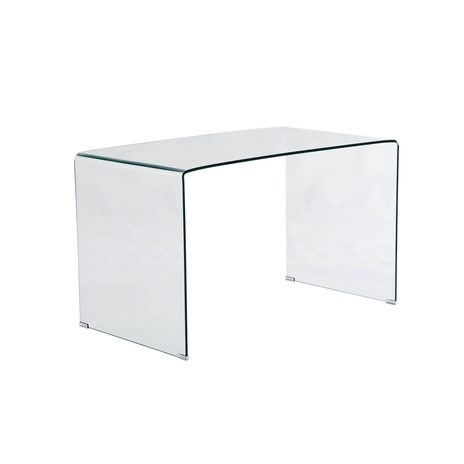 Tavolo scrivania 125 x 70 in vetro temperato