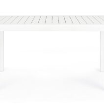 Tavolo allungabile PELAGIUS in alluminio bianco 135x90 cm - 270x90 cm