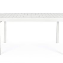 Tavolo allungabile PELAGIUS in alluminio bianco 135x90 cm - 270x90 cm