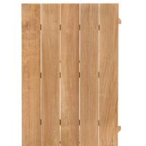 Tavolo allungabile CAMERON in alluminio antracite e legno teak 228x100 cm - 294x100 cm