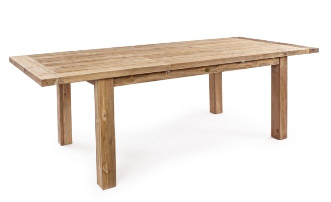Tavolo allungabile BOUNTY in legno teak riciclato 180x100 - 250x100 cm