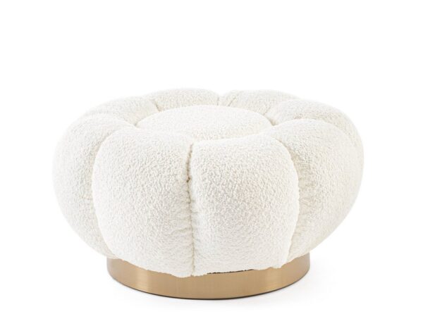 Pouf FLOREL bianco