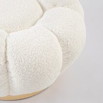 Pouf FLOREL bianco