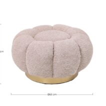 Pouf FLOREL rosa