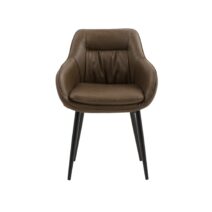 Poltroncine HAMMERSMITH in similpelle marrone